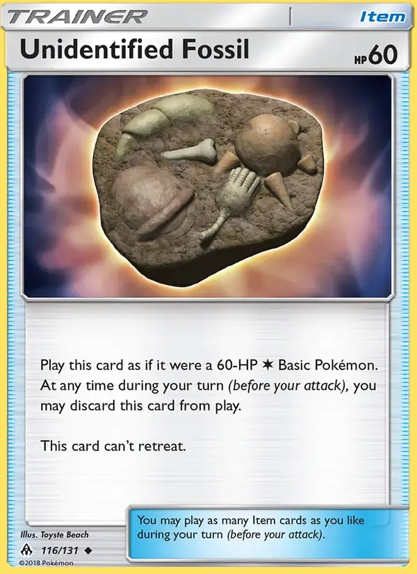 Unidentified Fossil - 116/146 - Forbidden Light