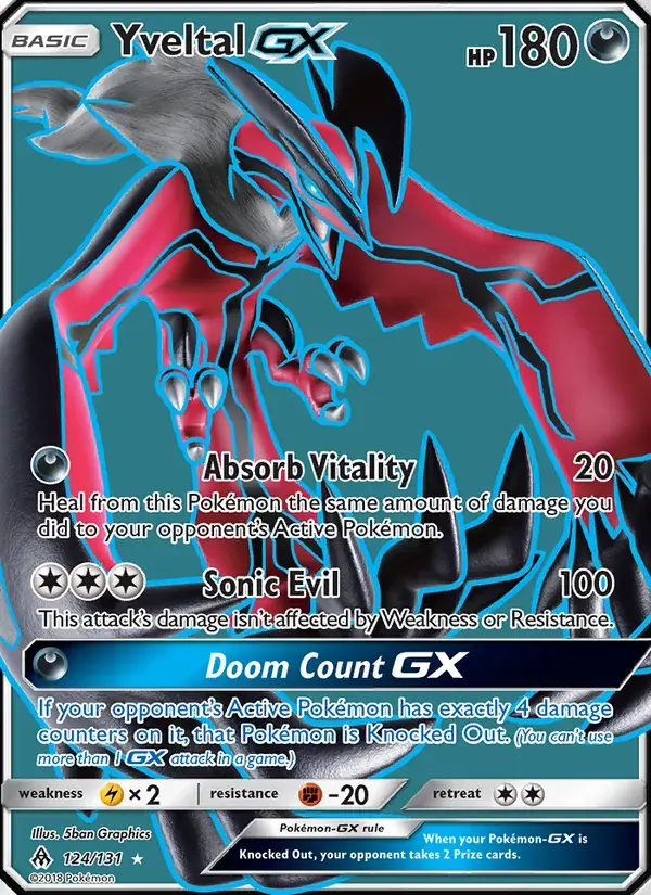 Yveltal GX - 124/146 - Forbidden Light