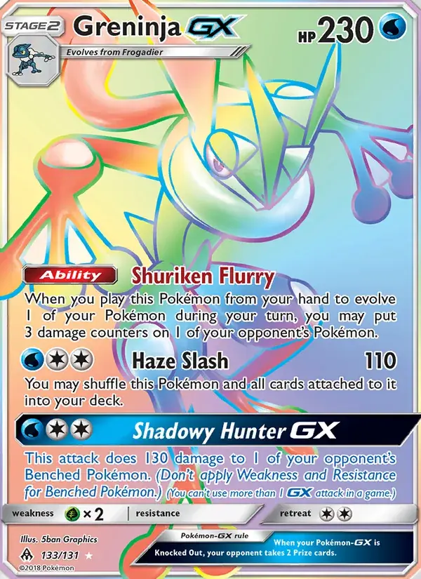 Greninja GX - 133/146 - Forbidden Light