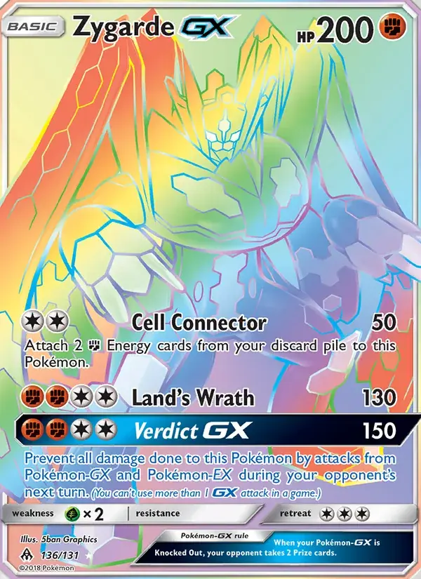 Zygarde GX - 136/146 - Forbidden Light