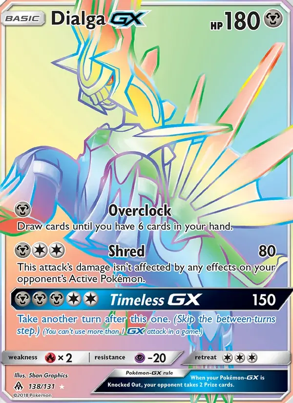 Dialga GX - 138/146 - Forbidden Light