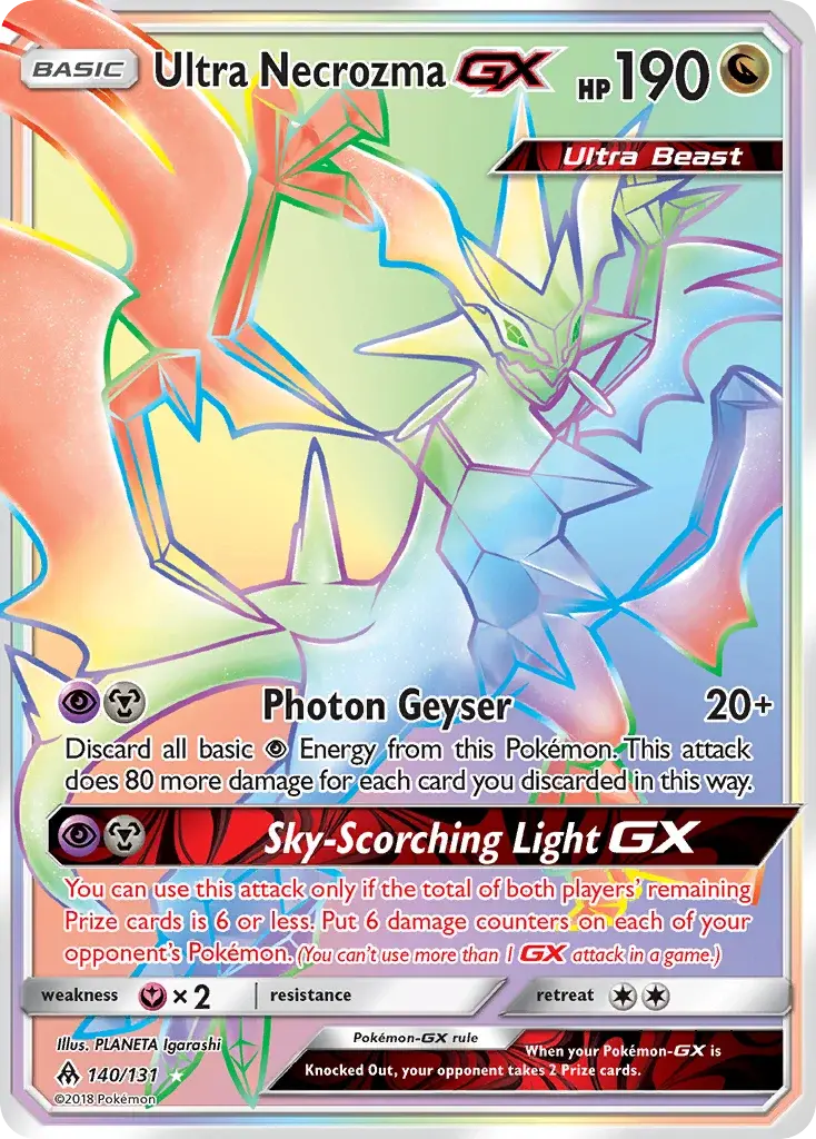 Ultra Necrozma GX - 140/146 - Forbidden Light