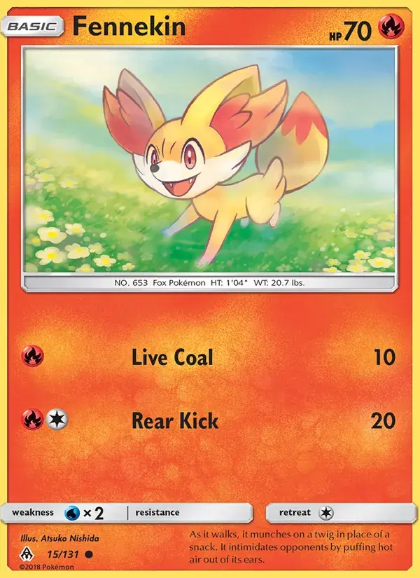 Fennekin - 15/146 - Forbidden Light