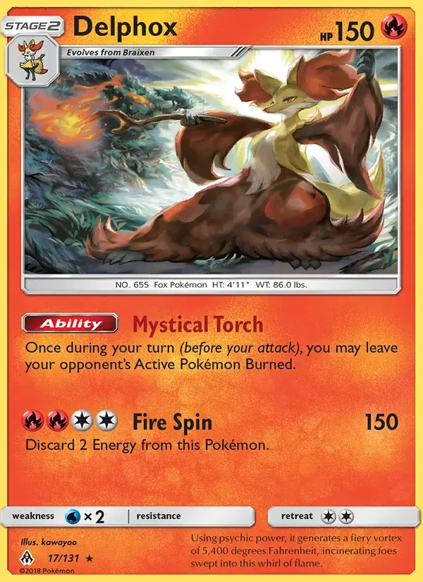 Delphox - 17/146 - Forbidden Light