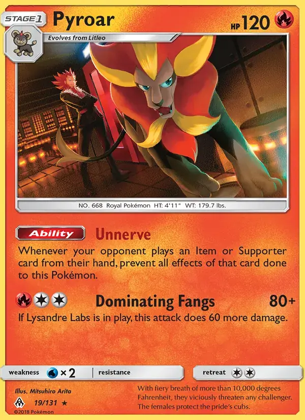 Pyroar - 19/146 - Forbidden Light