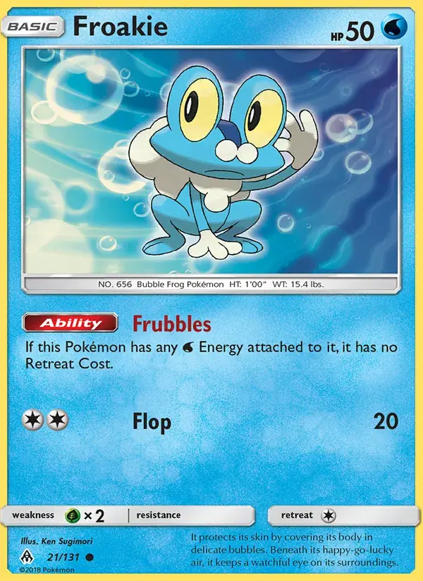 Froakie - 21/146 - Forbidden Light