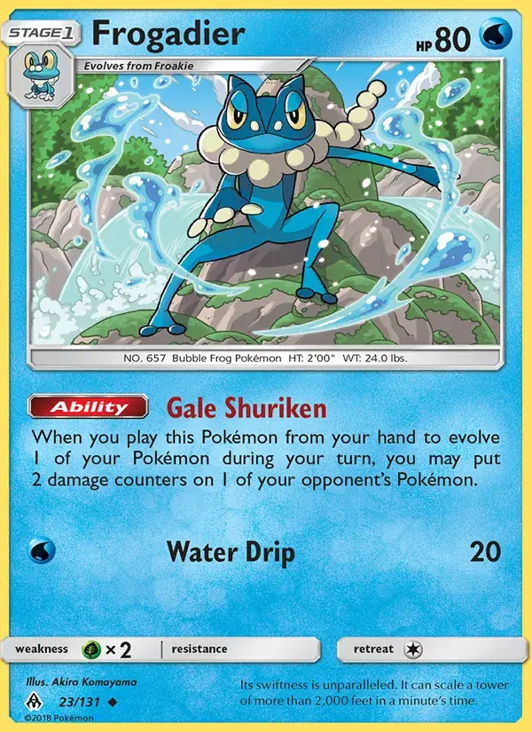 Frogadier - 23/146 - Forbidden Light