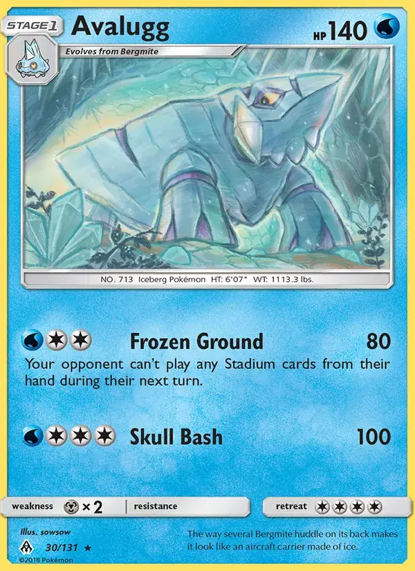 Avalugg - 30/146 - Forbidden Light