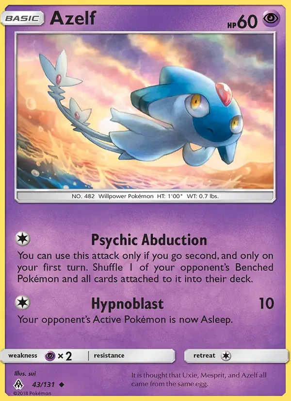 Azelf - 43/146 - Forbidden Light