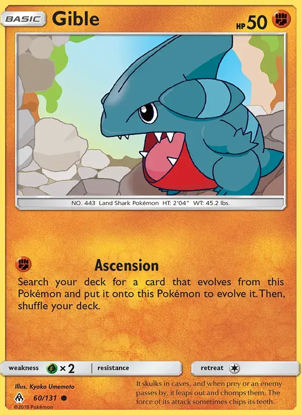 Gible - 60/146 - Forbidden Light