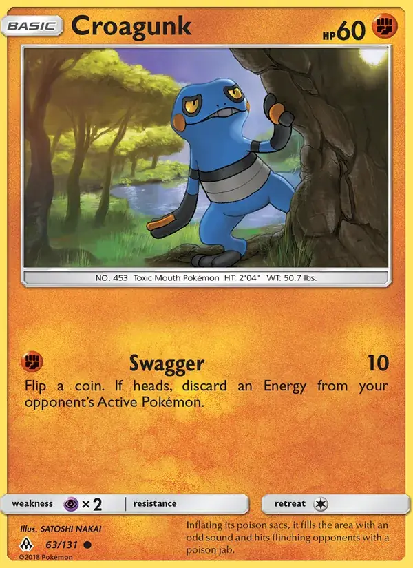 Croagunk - 63/146 - Forbidden Light