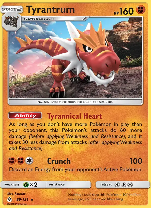 Tyrantrum - 69/146 - Forbidden Light