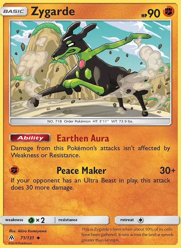 Zygarde - 71/146 - Forbidden Light