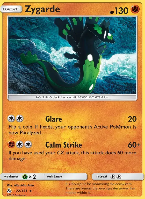 Zygarde - 72/146 - Forbidden Light