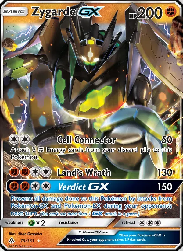 Zygarde GX - 73/146 - Forbidden Light