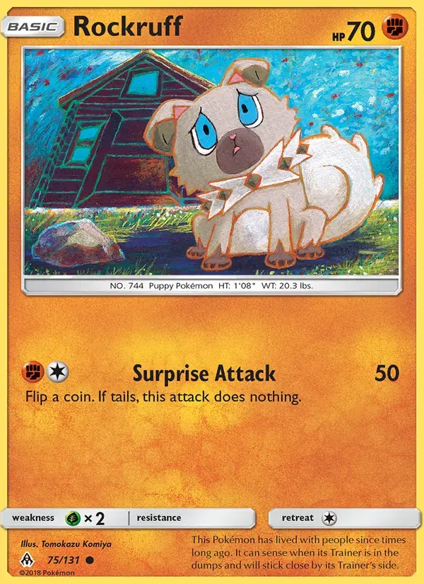 Rockruff - 75/146 - Forbidden Light