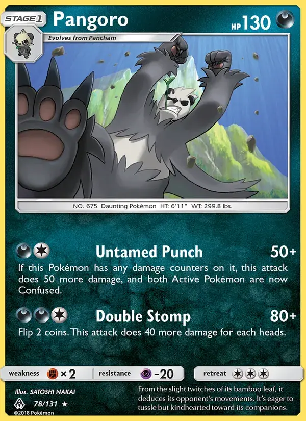 Pangoro - 78/146 - Forbidden Light