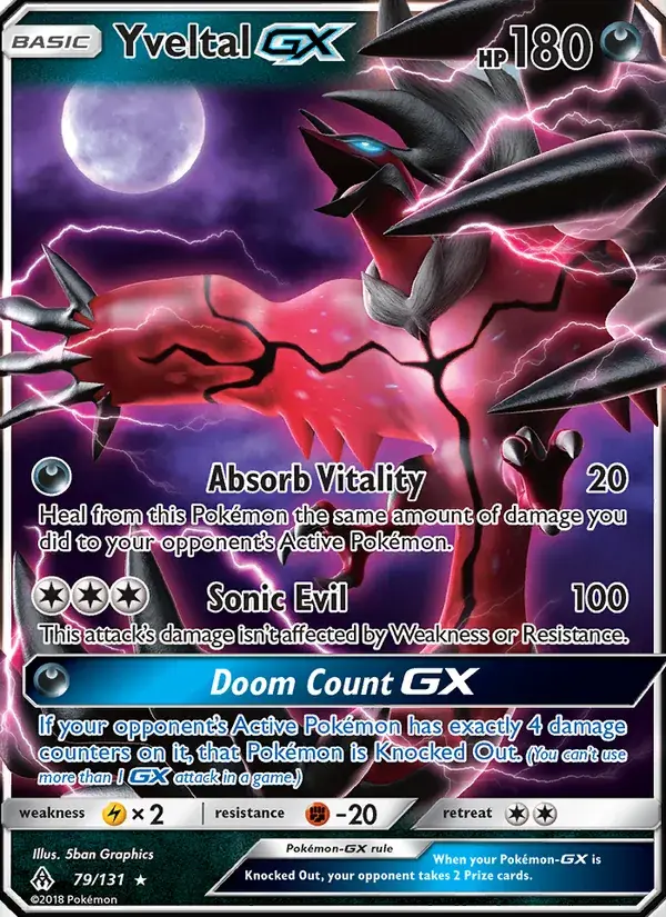 Yveltal GX - 79/146 - Forbidden Light