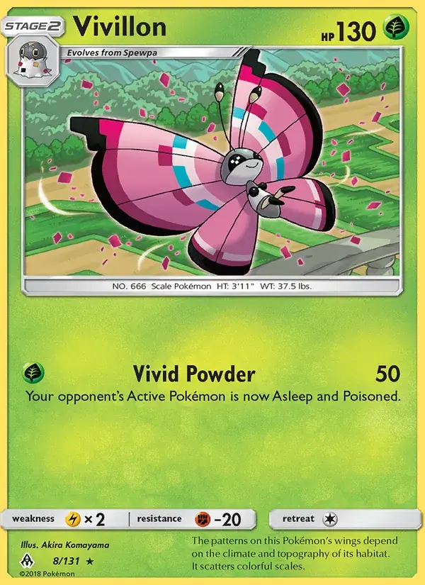 Vivillon - 8/146 - Forbidden Light