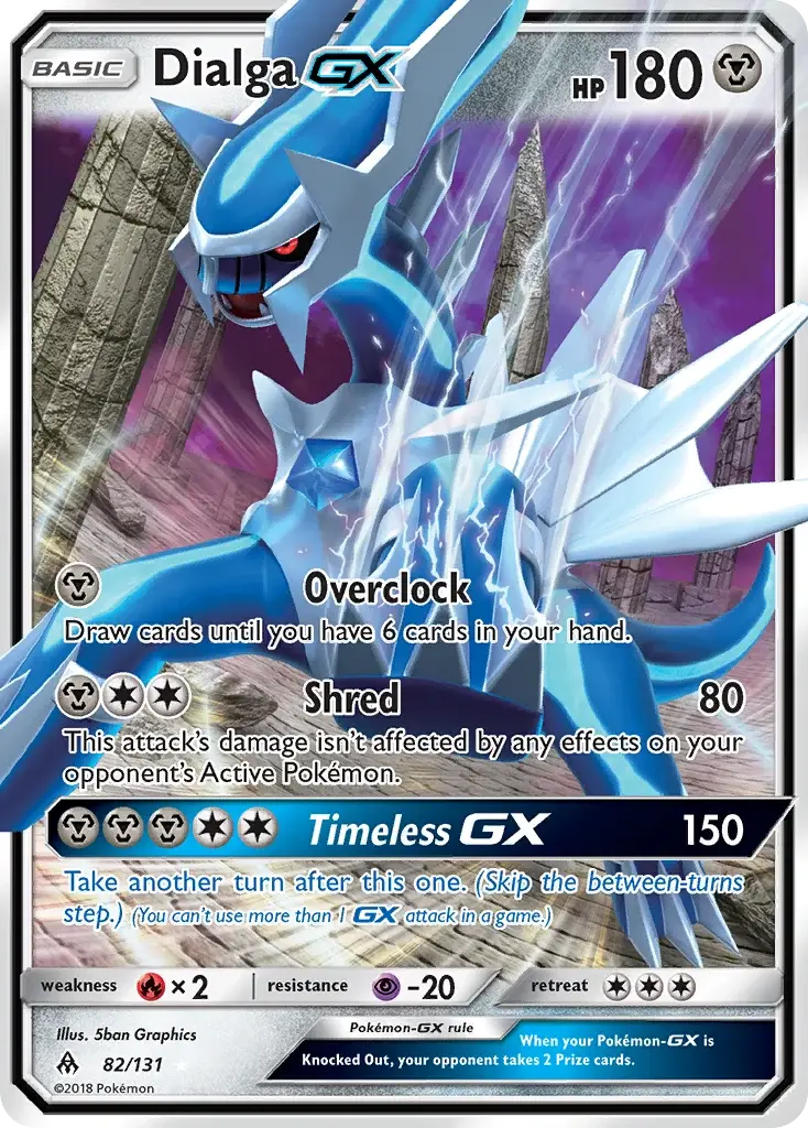 Dialga GX - 82/146 - Forbidden Light