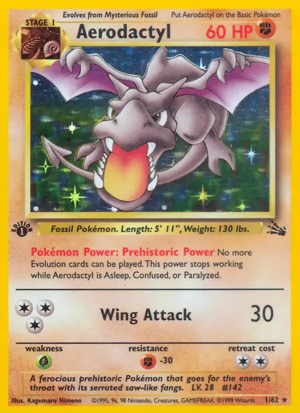 Aerodactyl - 1/62 - Fossil