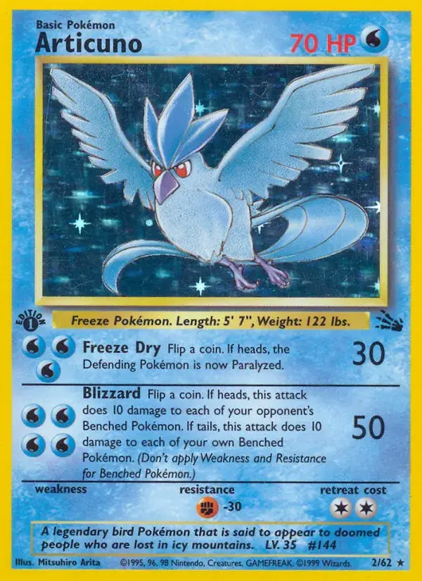 Articuno - 2/62 - Fossil