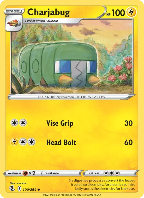 Charjabug - 100/284 - Fusion Strike
