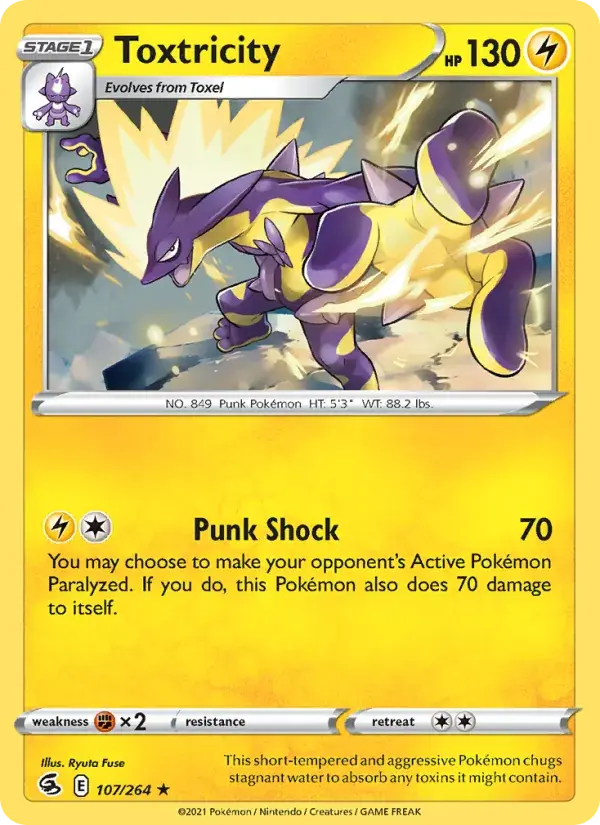 Toxtricity - 107/284 - Fusion Strike