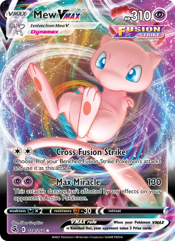 Mew VMAX - 114/284 - Fusion Strike