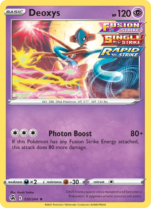 Deoxys - 120/284 - Fusion Strike