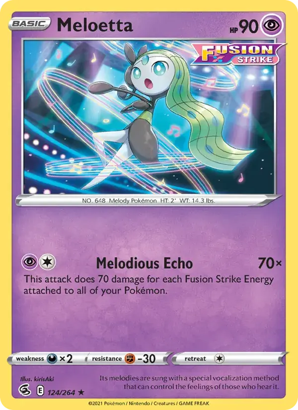 Meloetta - 124/284 - Fusion Strike