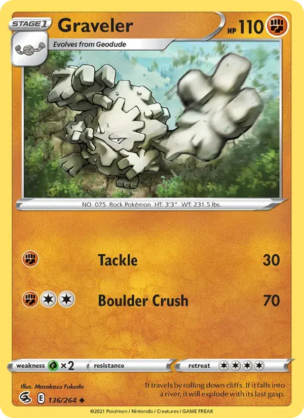 Graveler - 136/284 - Fusion Strike