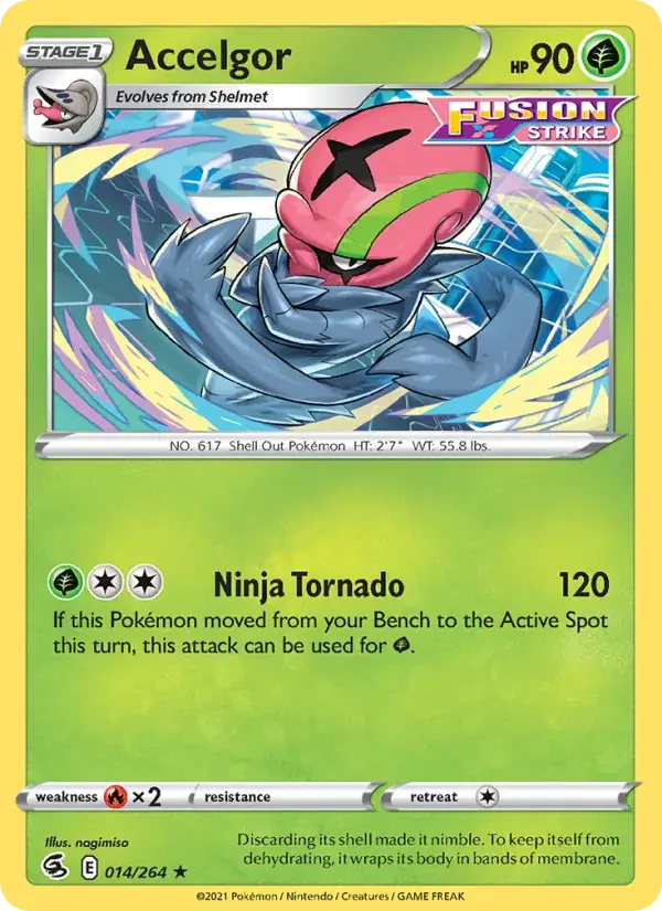 Accelgor - 14/284 - Fusion Strike