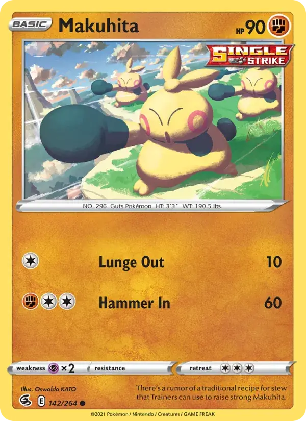 Makuhita - 142/284 - Fusion Strike