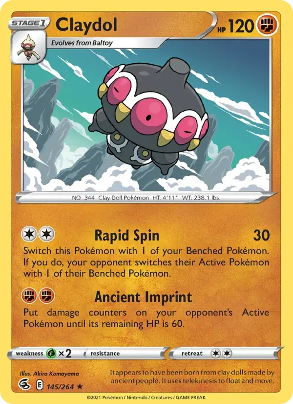 Claydol - 145/284 - Fusion Strike
