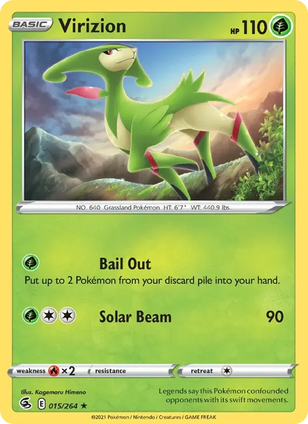Virizion - 15/284 - Fusion Strike