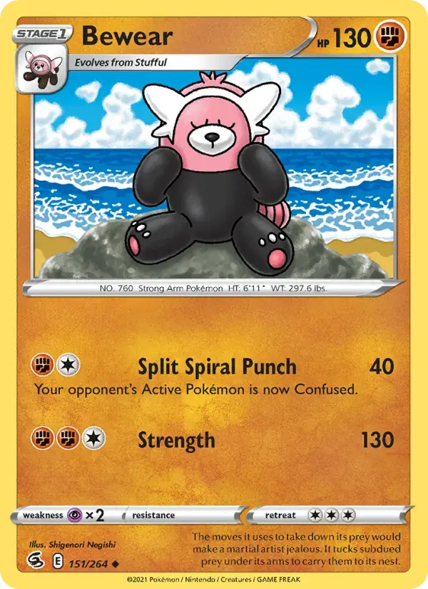 Bewear - 151/284 - Fusion Strike
