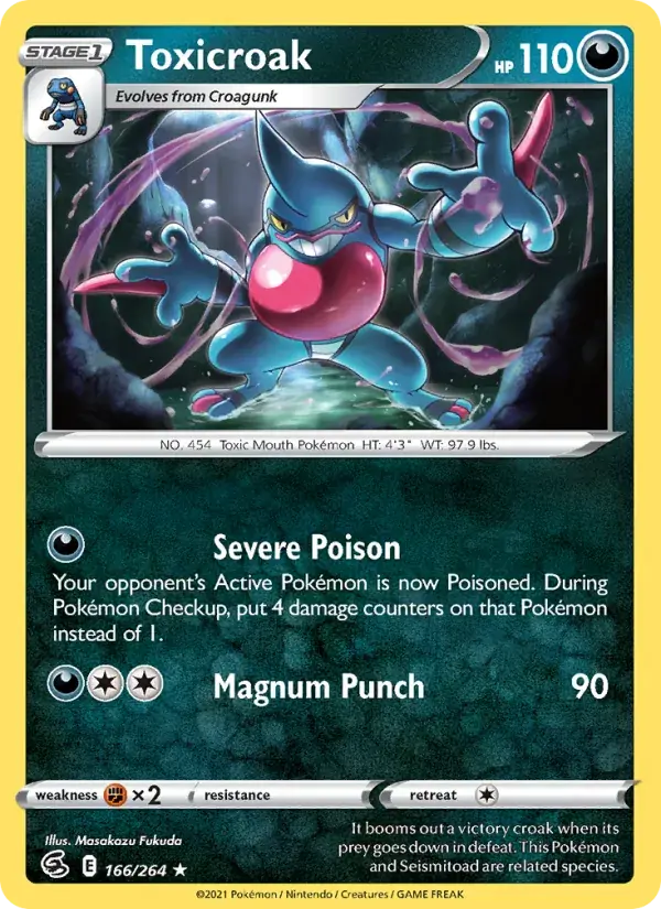 Toxicroak - 166/284 - Fusion Strike