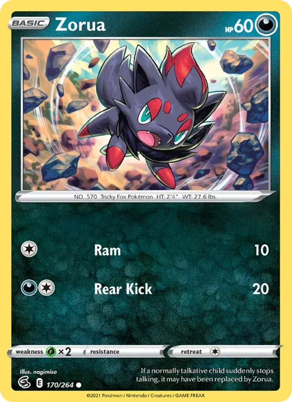 Zorua - 170/284 - Fusion Strike
