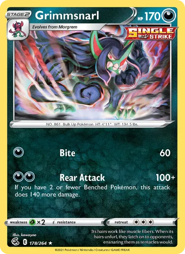 Grimmsnarl - 178/284 - Fusion Strike