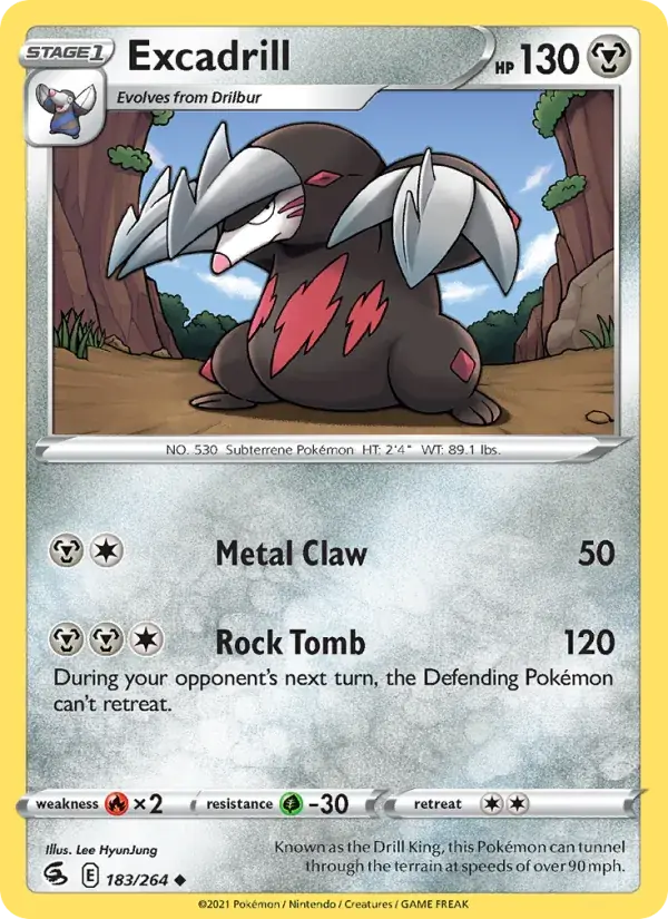 Excadrill - 183/284 - Fusion Strike