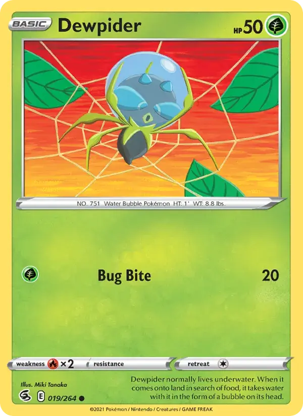 Dewpider - 19/284 - Fusion Strike