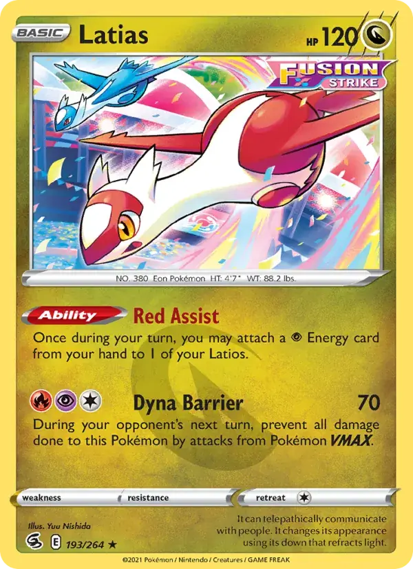 Latias - 193/284 - Fusion Strike