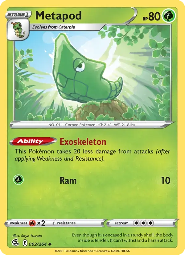 Metapod - 2/284 - Fusion Strike