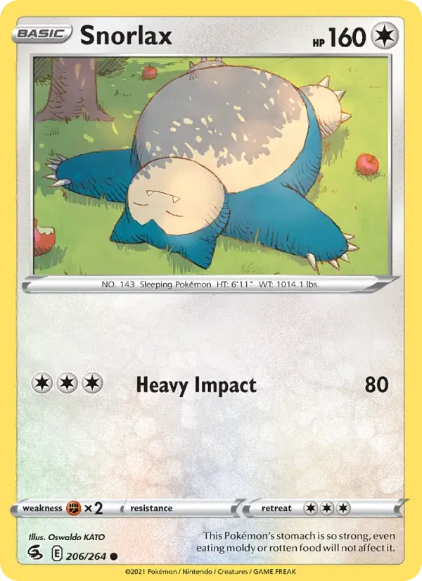 Snorlax - 206/284 - Fusion Strike