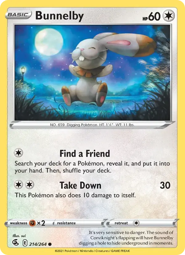 Bunnelby - 214/284 - Fusion Strike