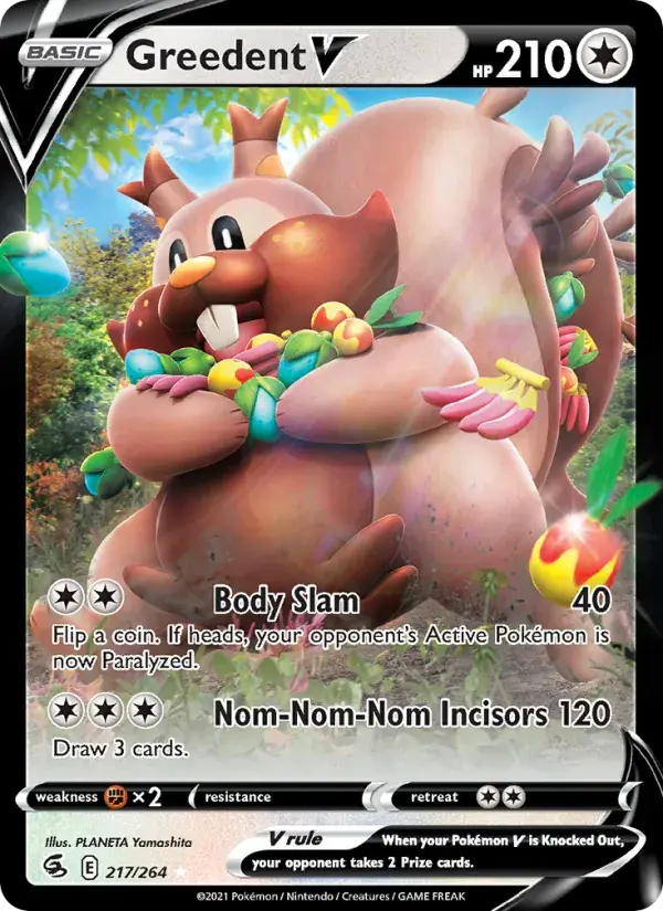 Greedent V - 217/284 - Fusion Strike