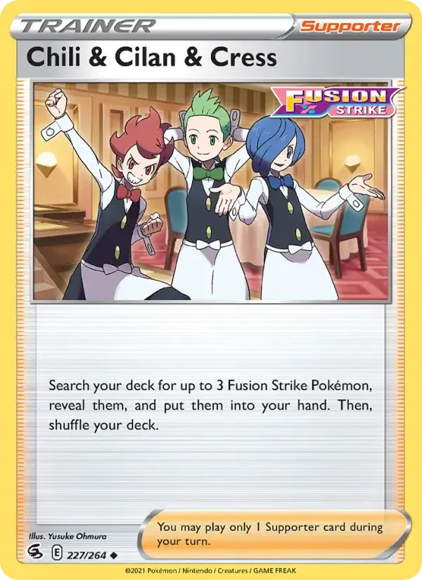 Chili & Cilan & Cress - 227/284 - Fusion Strike