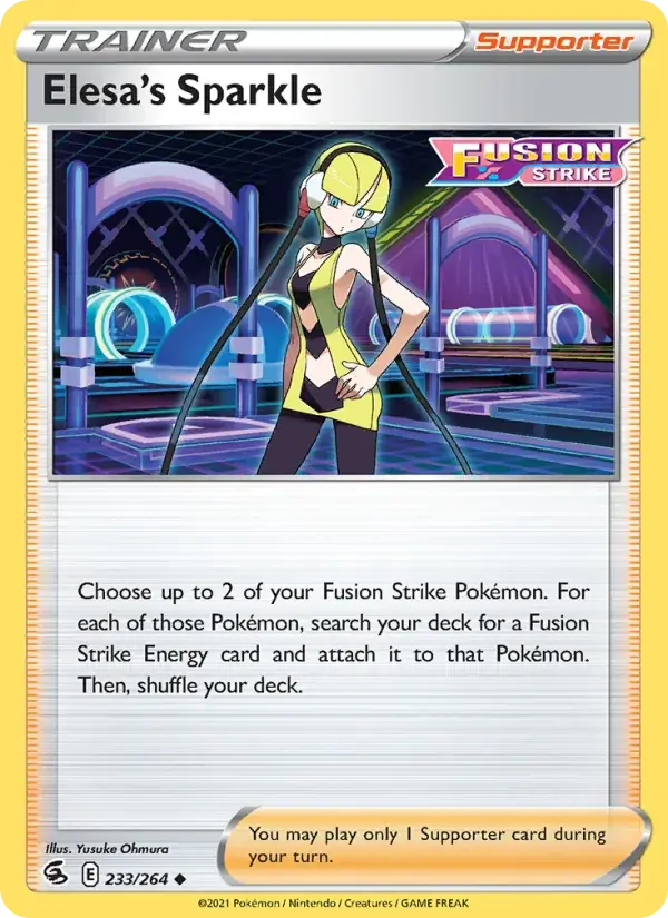 Elesa's Sparkle - 233/284 - Fusion Strike