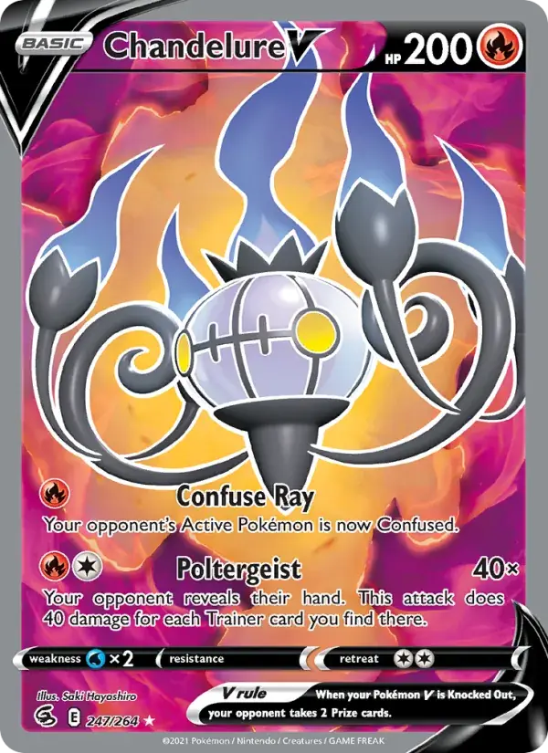 Chandelure V - 247/284 - Fusion Strike